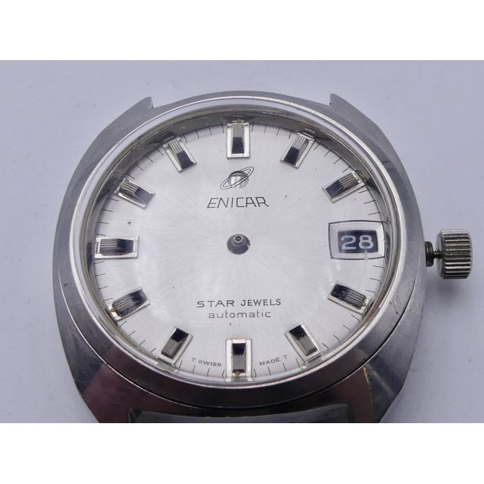 Enicar 167.07.101 boîtier, cadran, Mouvement - Case, dial, movement