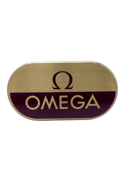 copy ofOmega Agent Officiel Plaque - Vintage display