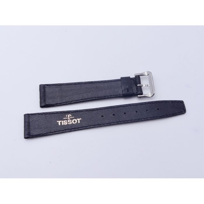Tissot vintage Bracelet + Boucle - Leather strap with buckle - 18/1420/14