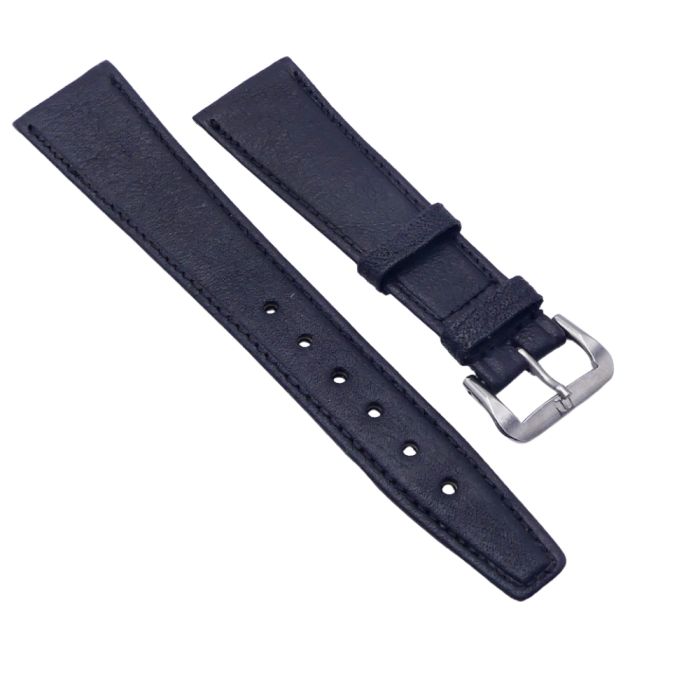 Tissot vintage Bracelet + Boucle - Leather strap with buckle - 20/14