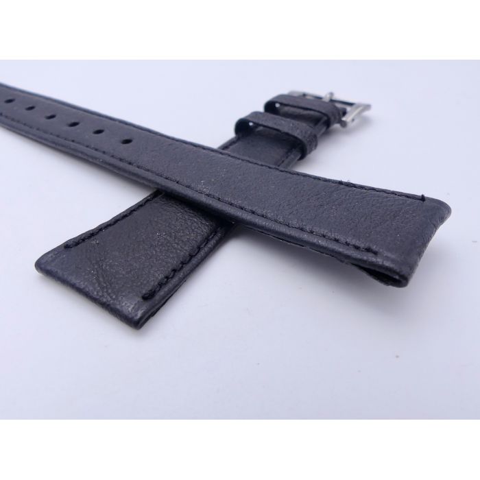 Tissot vintage Bracelet + Boucle - Leather strap with buckle - 20/14