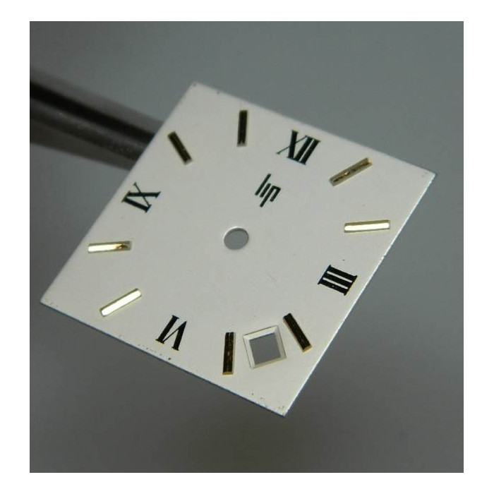 lip cadran carré chiffres romains