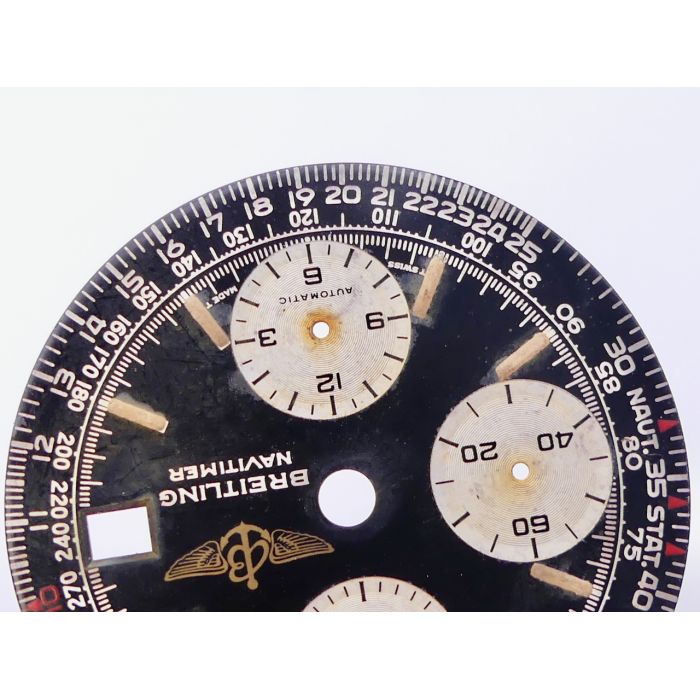 Breitling Old Navitimer cadran - Dial - 13022 Noir