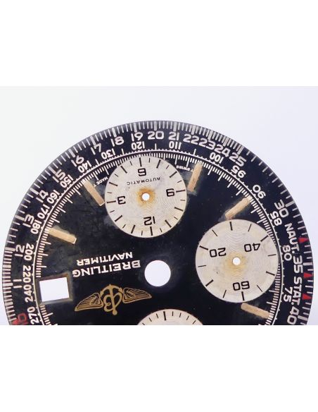 Breitling Old Navitimer cadran - Dial - 13022 Noir