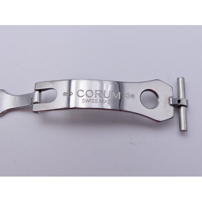 Corum Boucle déployante - Steel deployant buckle - 16mm