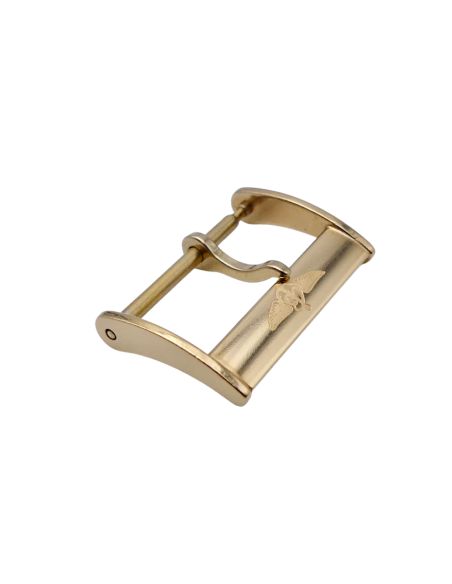 Breitling boucle dorée - golden buckle - 18mm