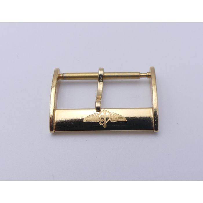 Breitling boucle dorée - golden buckle - 18mm