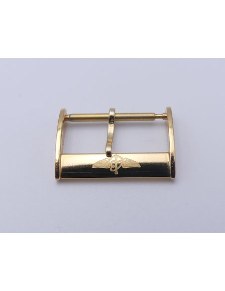 Breitling boucle dorée - golden buckle - 18mm