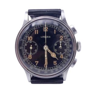 Lemania 15TL Chronographe - 1940 - Step case