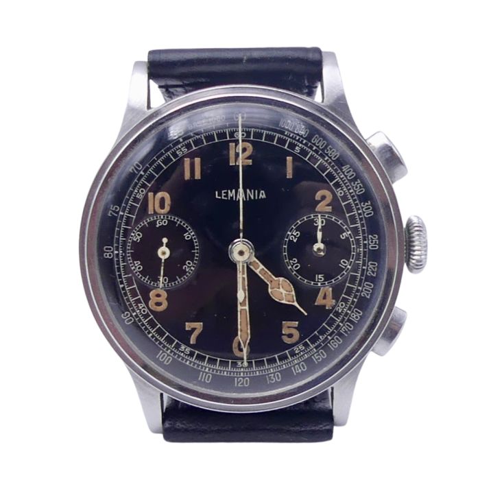 Lemania 15TL Chronographe - 1940 - Step case