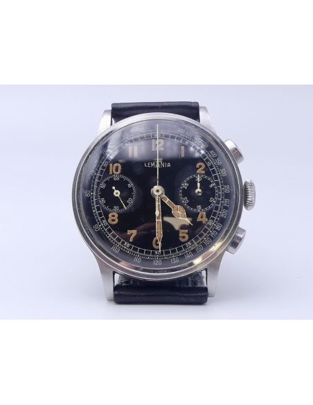 Lemania 15TL Chronographe - 1940 - Step case