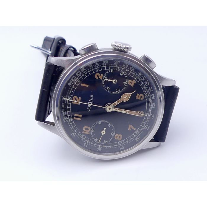 Lemania 15TL Chronographe - 1940 - Step case