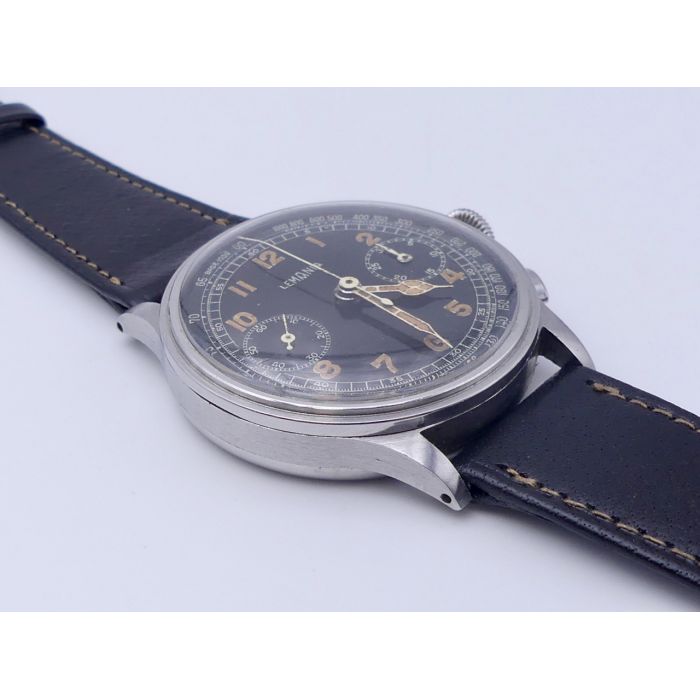 Lemania 15TL Chronographe - 1940 - Step case