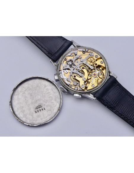 Lemania 15TL Chronographe - 1940 - Step case