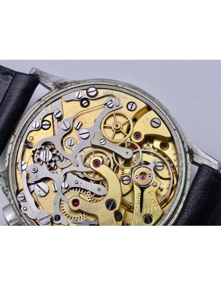 Lemania 15TL Chronographe - 1940 - Step case