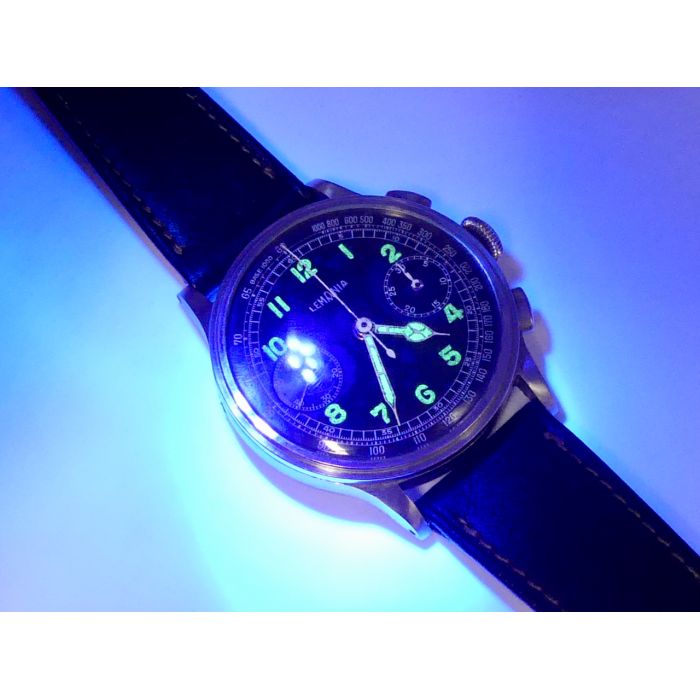 Lemania 15TL Chronographe - 1940 - Step case