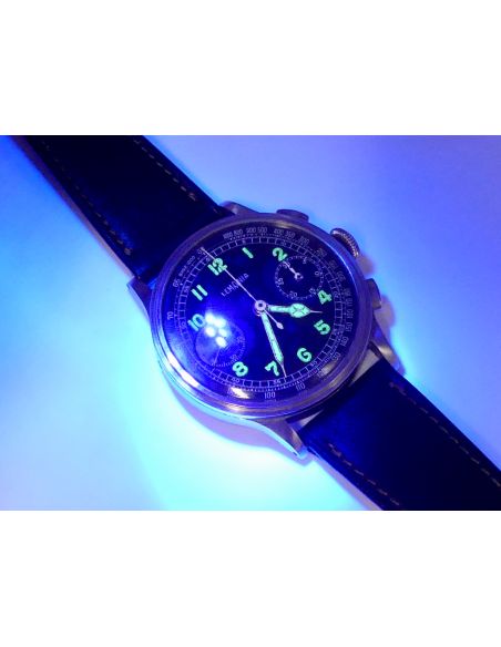 Lemania 15TL Chronographe - 1940 - Step case
