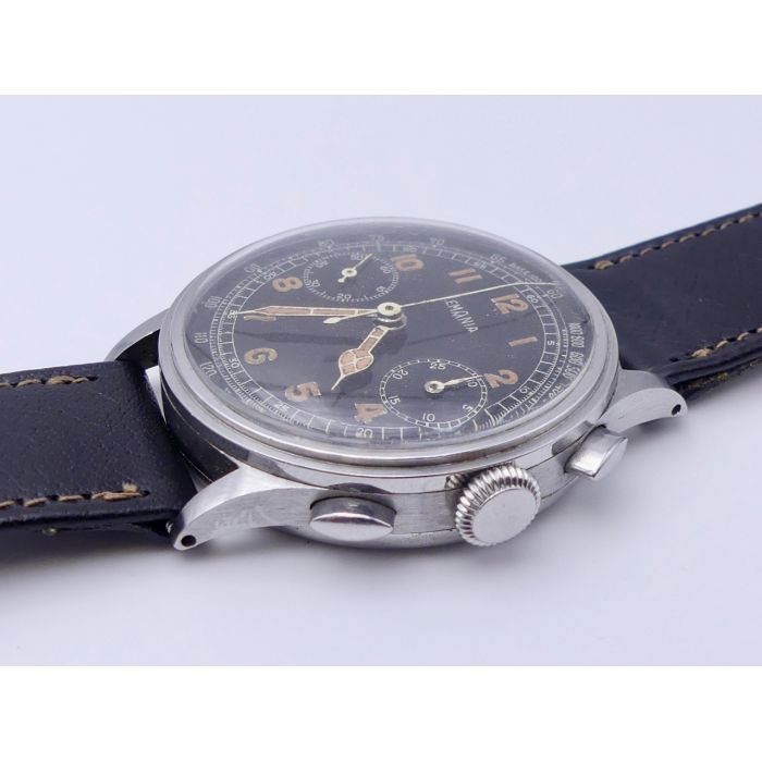 Lemania 15TL Chronographe - 1940 - Step case
