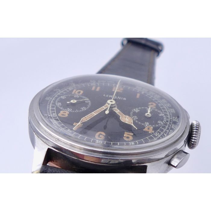 Lemania 15TL Chronographe - 1940 - Step case