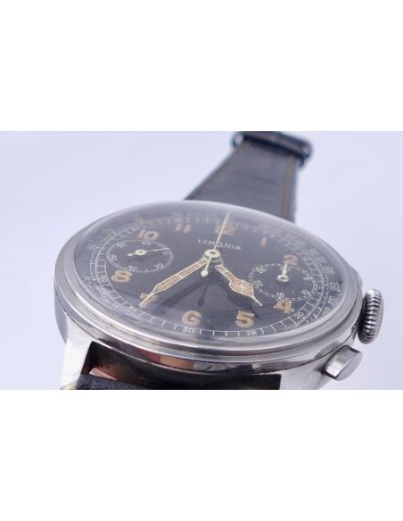 Lemania 15TL Chronographe - 1940 - Step case