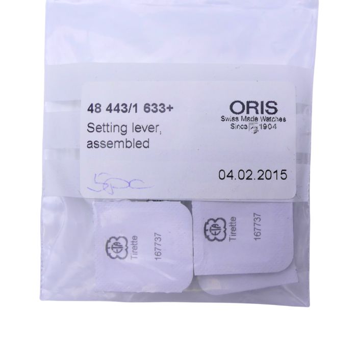 Oris 633 - 443/1 Compatible ETA 2824-2 - Tirette - ETA 2824-2 compatible- Setting lever