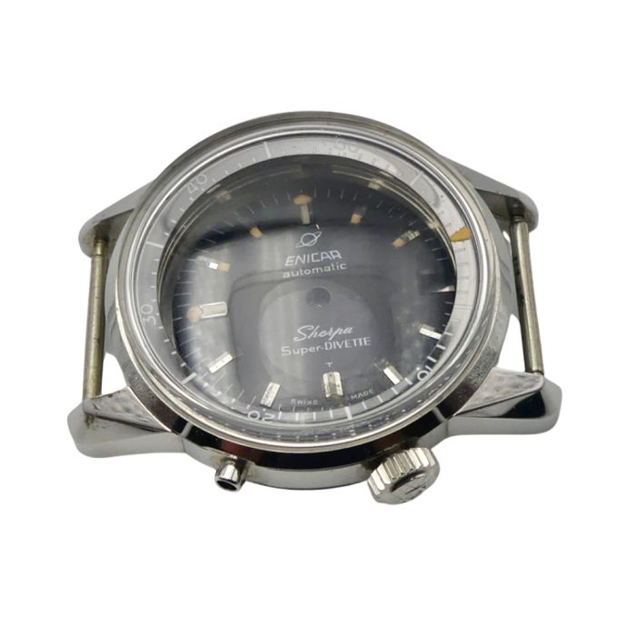 Enicar Sherpa Super-Divette Boîtier - Case - 1969