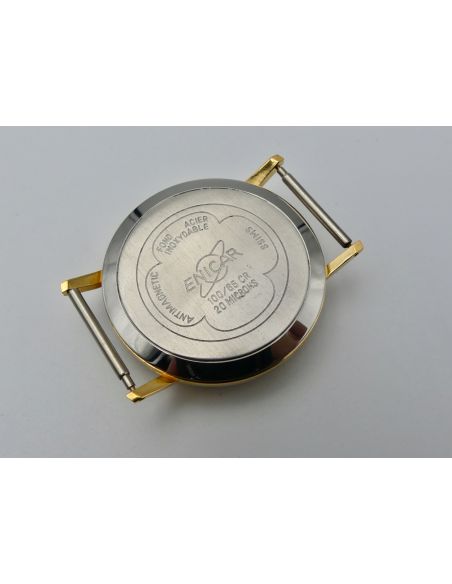 Enicar 100/65 CR Boîtier plaqué - Yellow plated case
