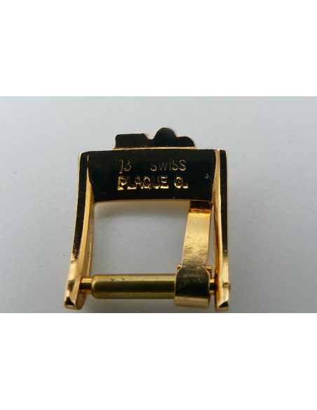 Corum Boucle plaqué or rose - Pink gold buckle - 10mm - Big logo
