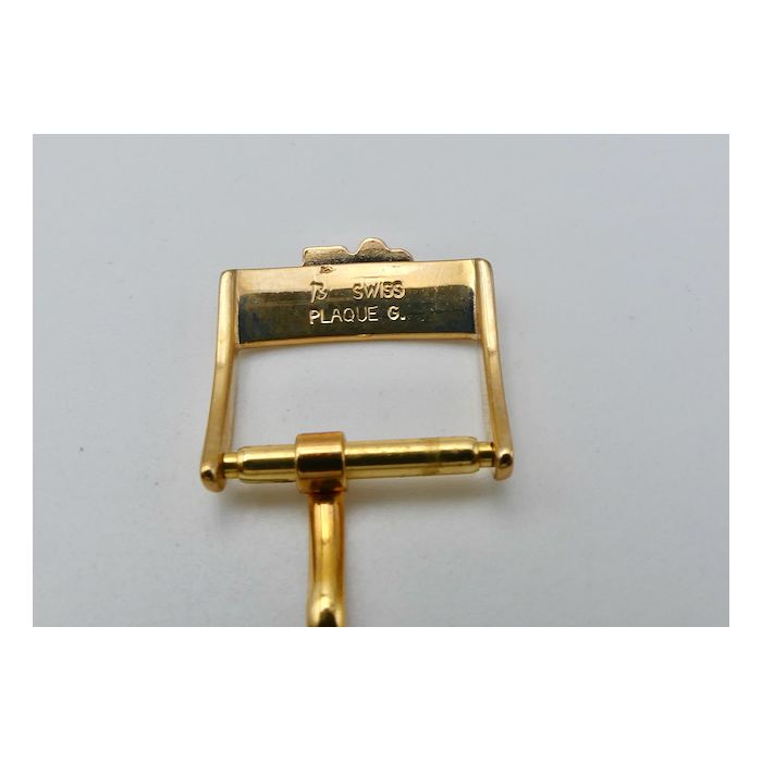 Corum Boucle plaqué or rose- Pink gold buckle - 14mm - Big logo