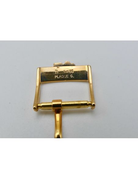 Corum Boucle plaqué or rose- Pink gold buckle - 14mm - Big logo
