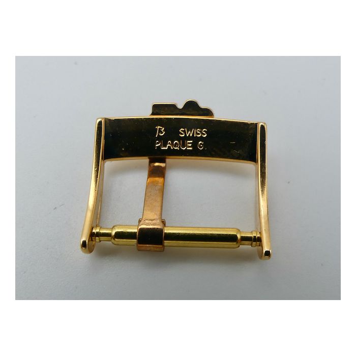Corum Boucle plaqué or rose - Pink gold buckle - 16mm - Big logo