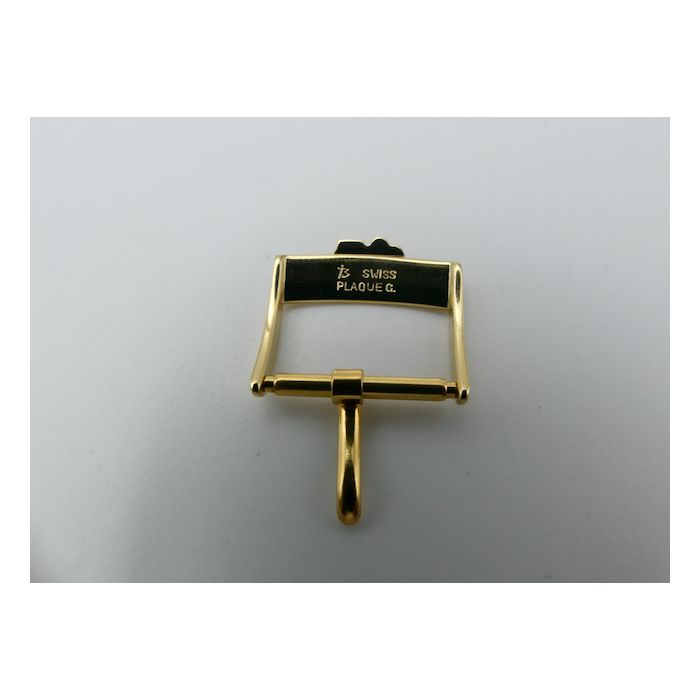 Corum Boucle plaqué or - gold buckle - 16mm - Big logo