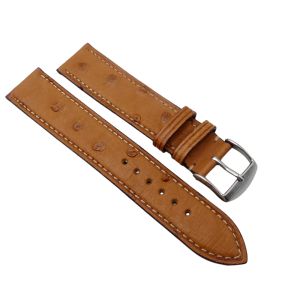 Bracelet Autruche 19mm - Ostrich strap - Reverso