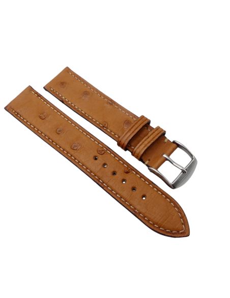 Bracelet Autruche 19mm - Ostrich strap - Reverso