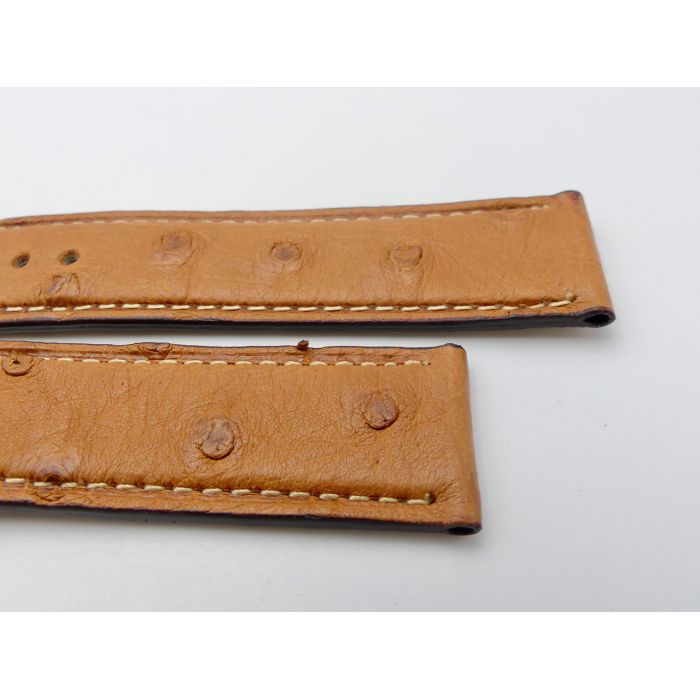 Bracelet Autruche 19mm - Ostrich strap - Reverso