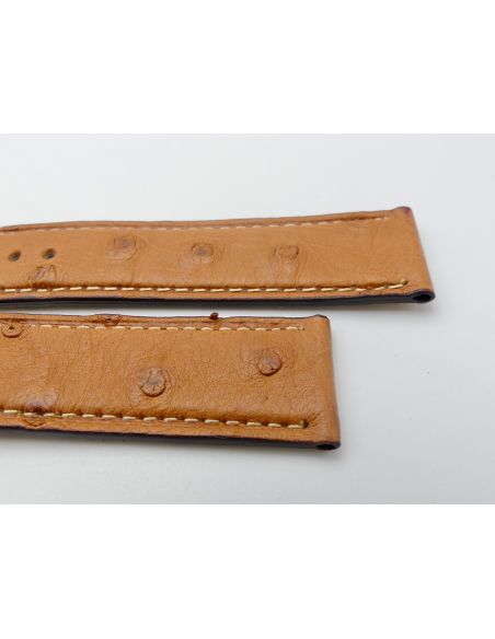 Bracelet Autruche 19mm - Ostrich strap - Reverso