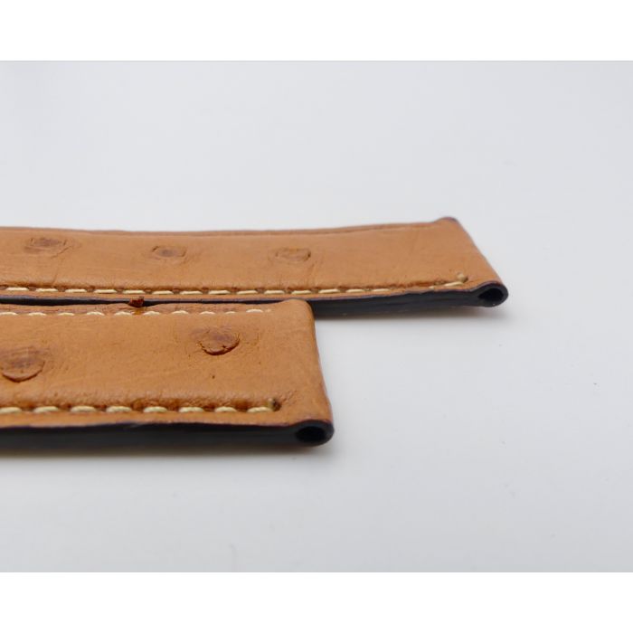 Bracelet Autruche 19mm - Ostrich strap - Reverso