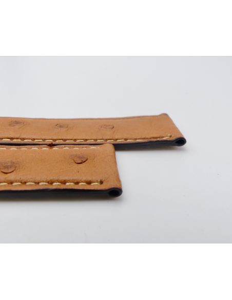 Bracelet Autruche 19mm - Ostrich strap - Reverso