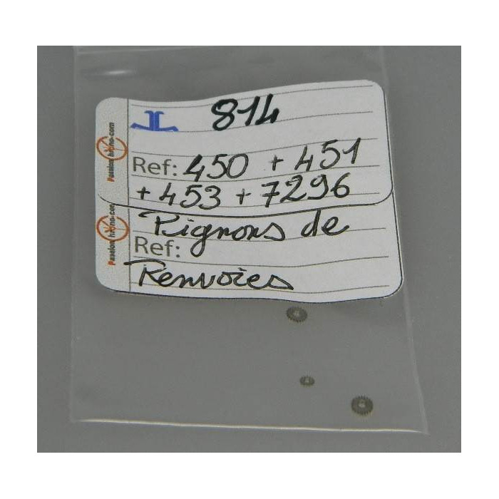 JLC Pignons de renvoi calibre 814
