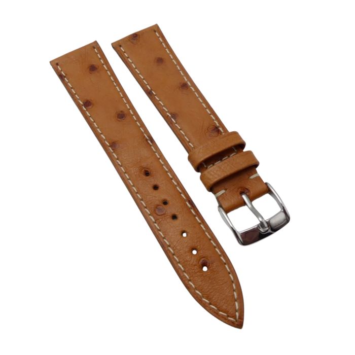 Bouveret bracelet Autruche 20mm - Ostrich strap
