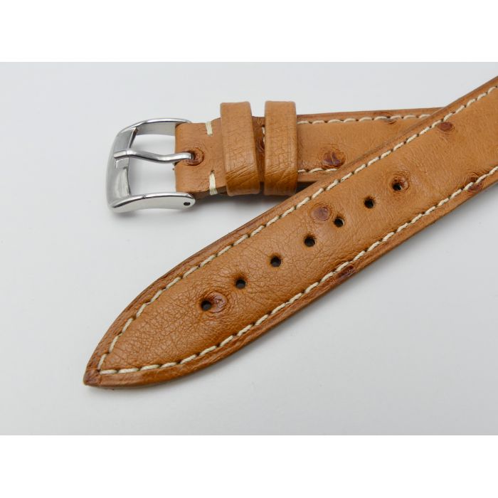 Bouveret bracelet Autruche 20mm - Ostrich strap