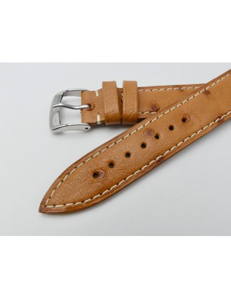 Bouveret bracelet Autruche 20mm - Ostrich strap