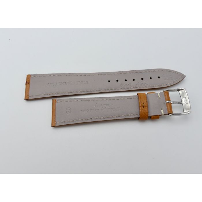 Bouveret bracelet Autruche 20mm - Ostrich strap