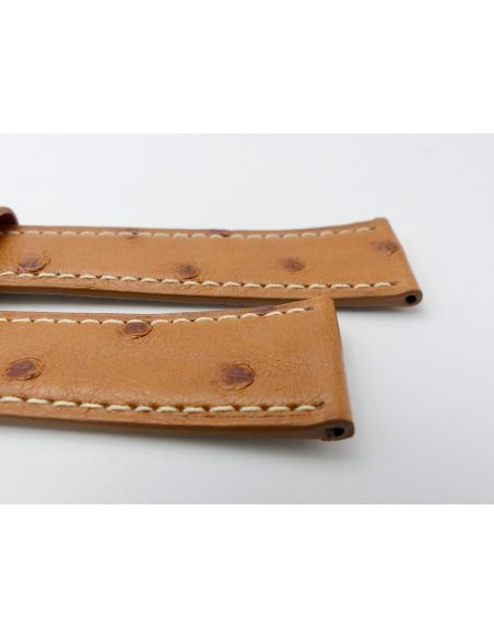 Bouveret bracelet Autruche 20mm - Ostrich strap