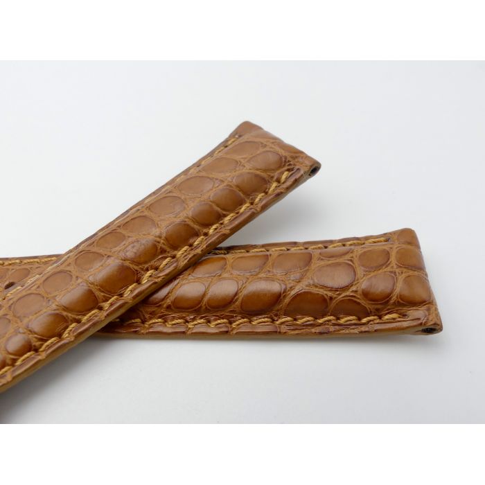 Bouveret bracelet crocodile 18mm - Genuine croco strap