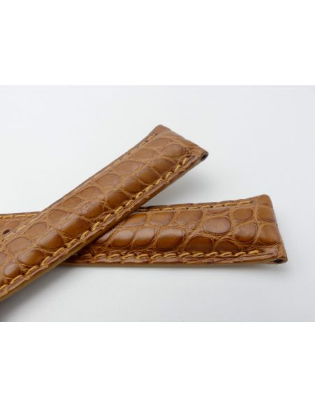 Bouveret bracelet crocodile 18mm - Genuine croco strap