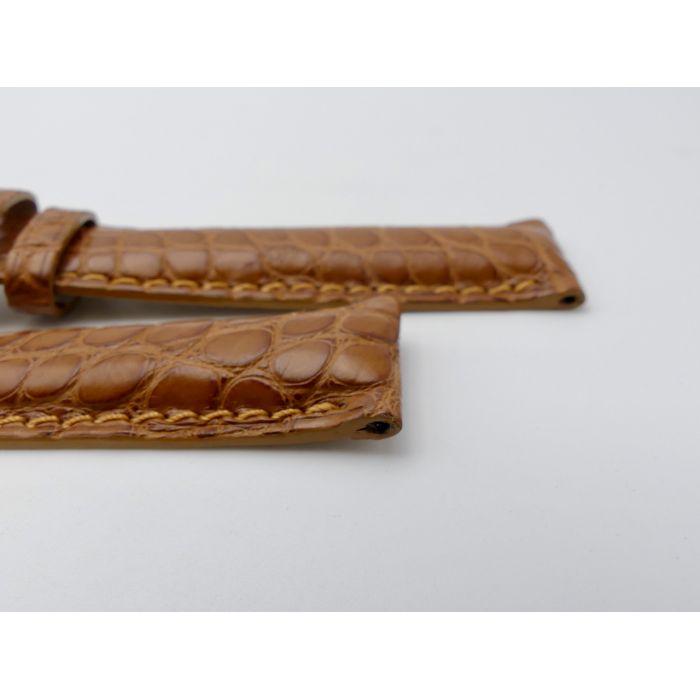Bouveret bracelet crocodile 18mm - Genuine croco strap
