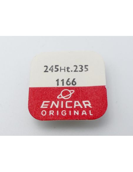 Enicar 1166 - 245 Chaussée lanternée pour seconde au centre - Cannon pinion with clam notch for sweep seco