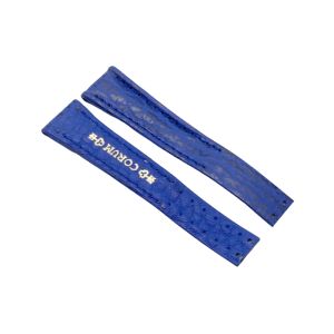 Corum Bracelet Cuir - Leather strap - 14/10 - boucle déployante