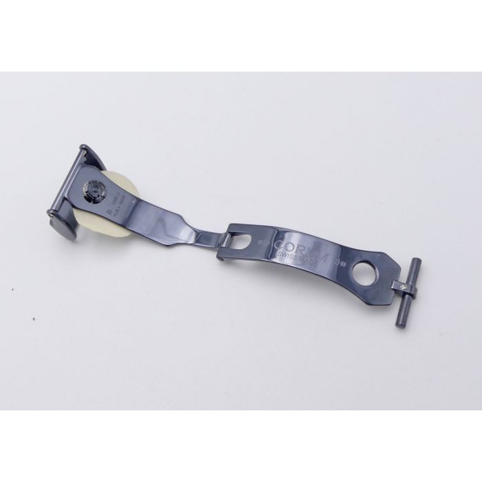 Corum Boucle déployante - Steel deployant buckle - 16mm - Bleu